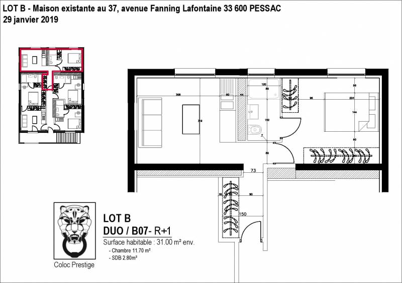 T2 meublé pessac et Feng Shui